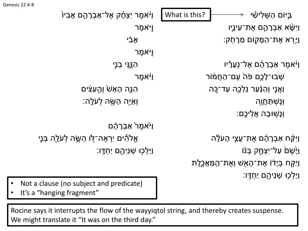 genesis 22 4 8 3