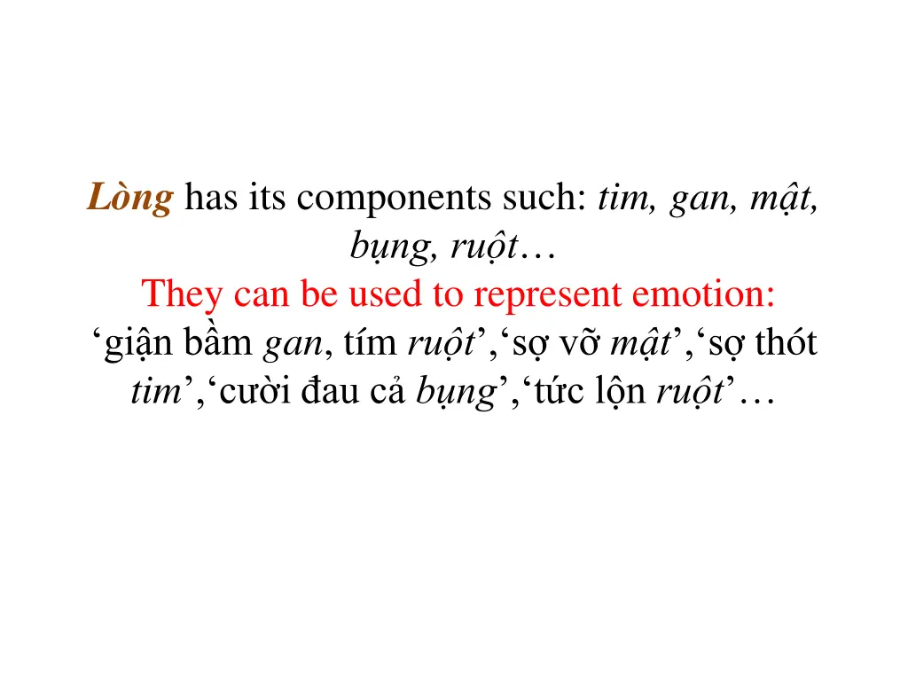 l ng has its components such
