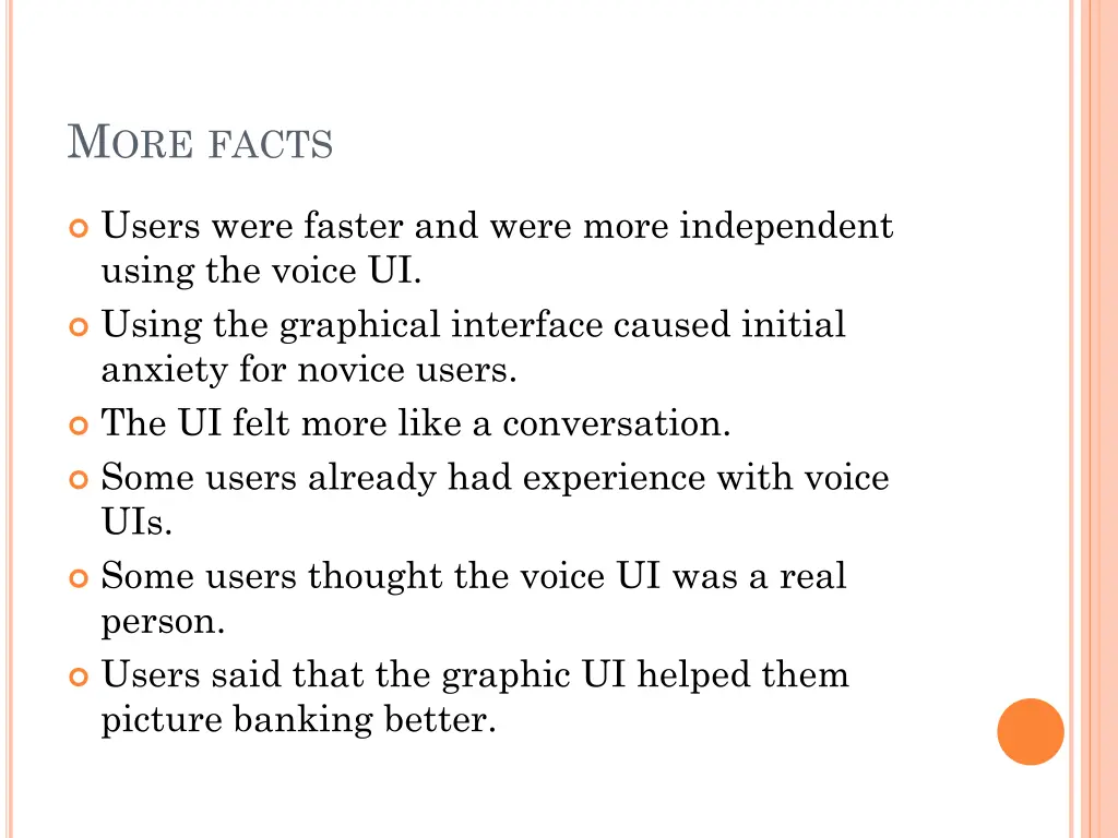 m ore facts