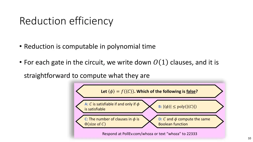 reduction efficiency