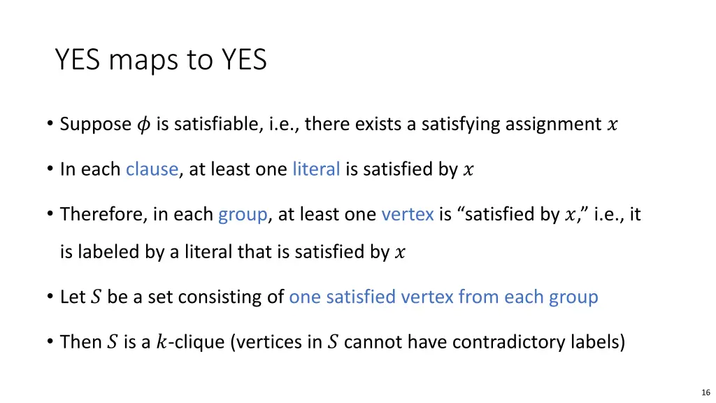 yes maps to yes 1
