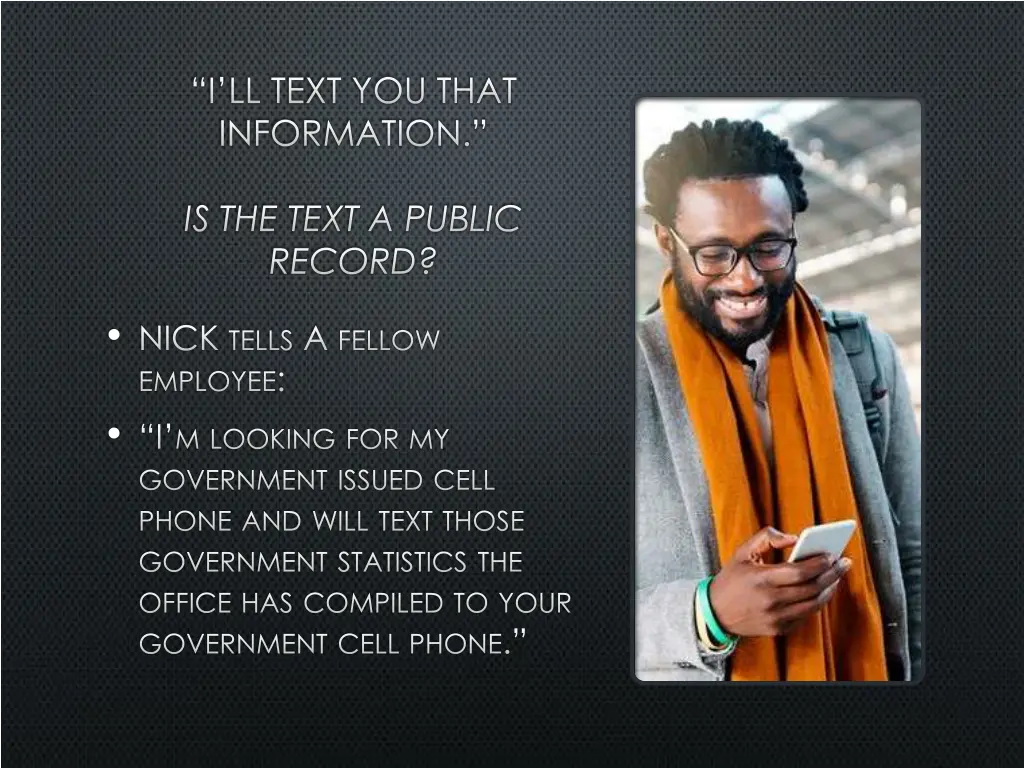 i ll text you that information