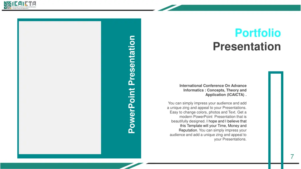 portfolio presentation