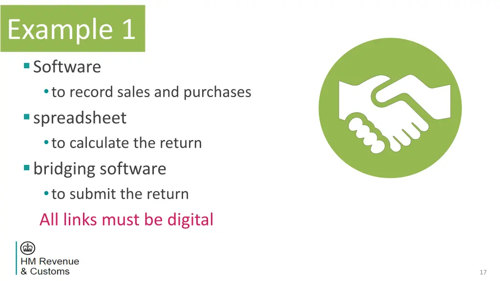 example 1 software to record sales and purchases