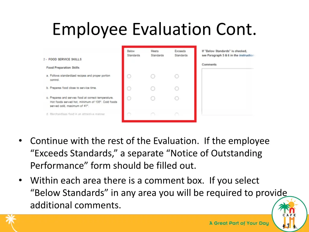 employee evaluation cont 1