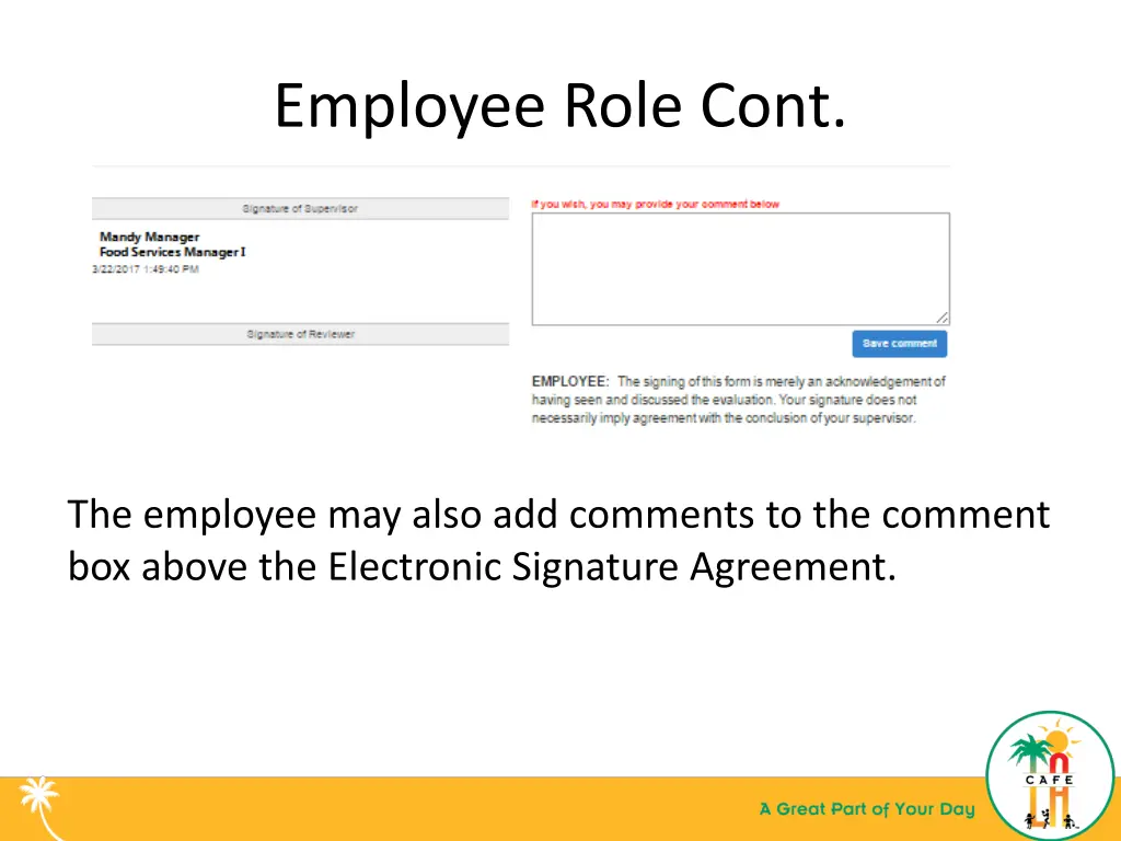 employee role cont