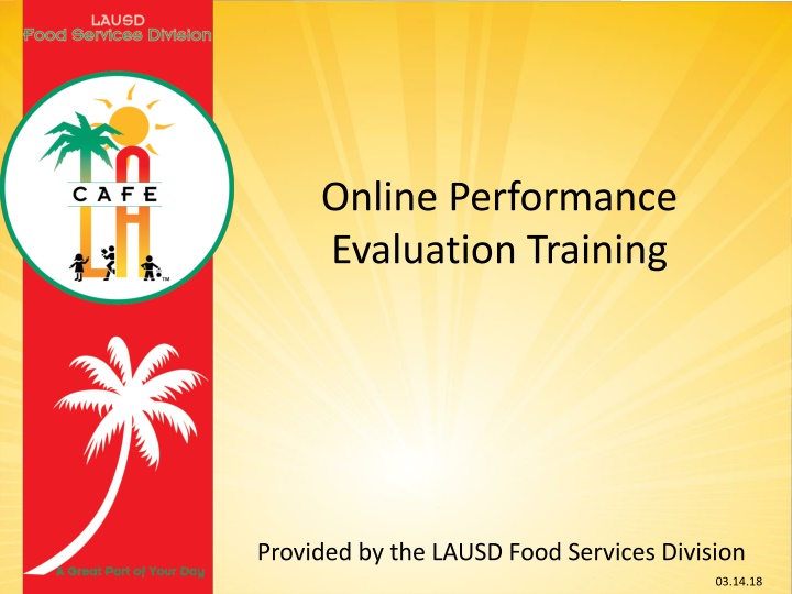 online performance evaluation training