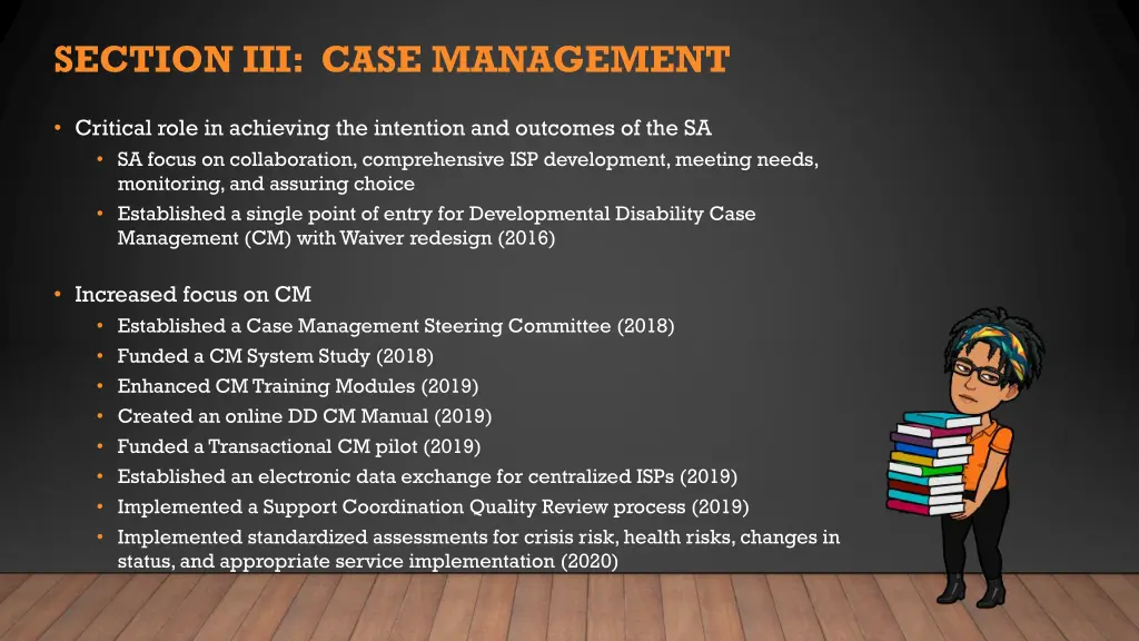 section iii case management