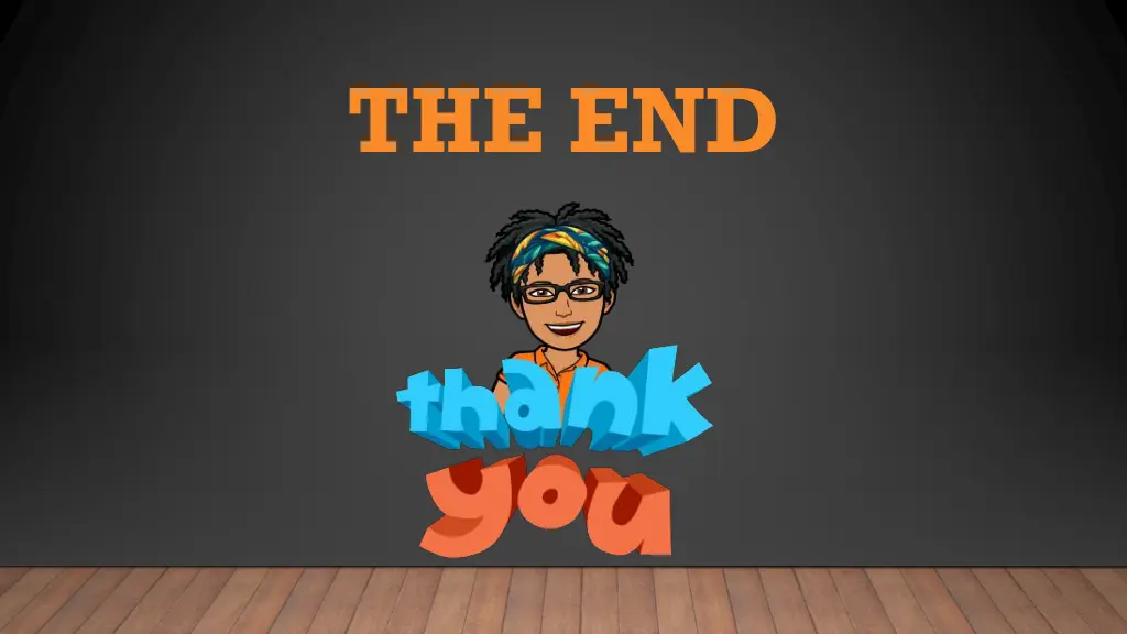 the end