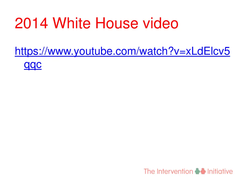 2014 white house video