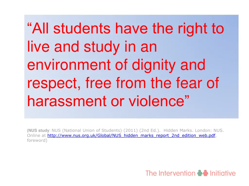 all students have the right to live and study