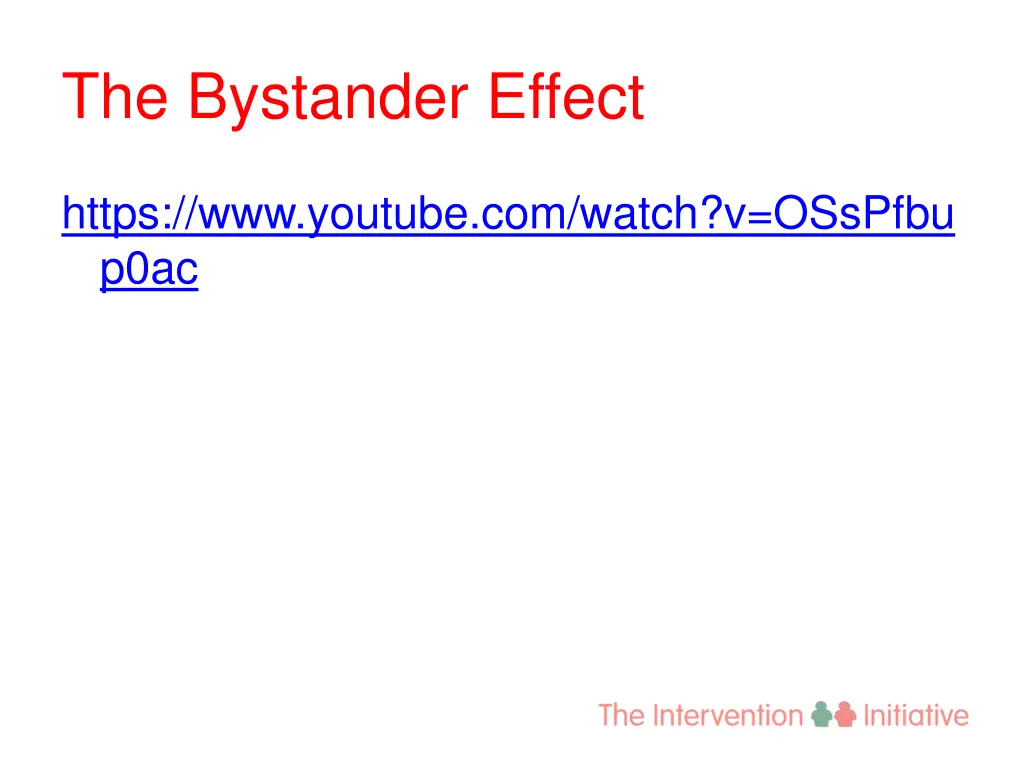 the bystander effect