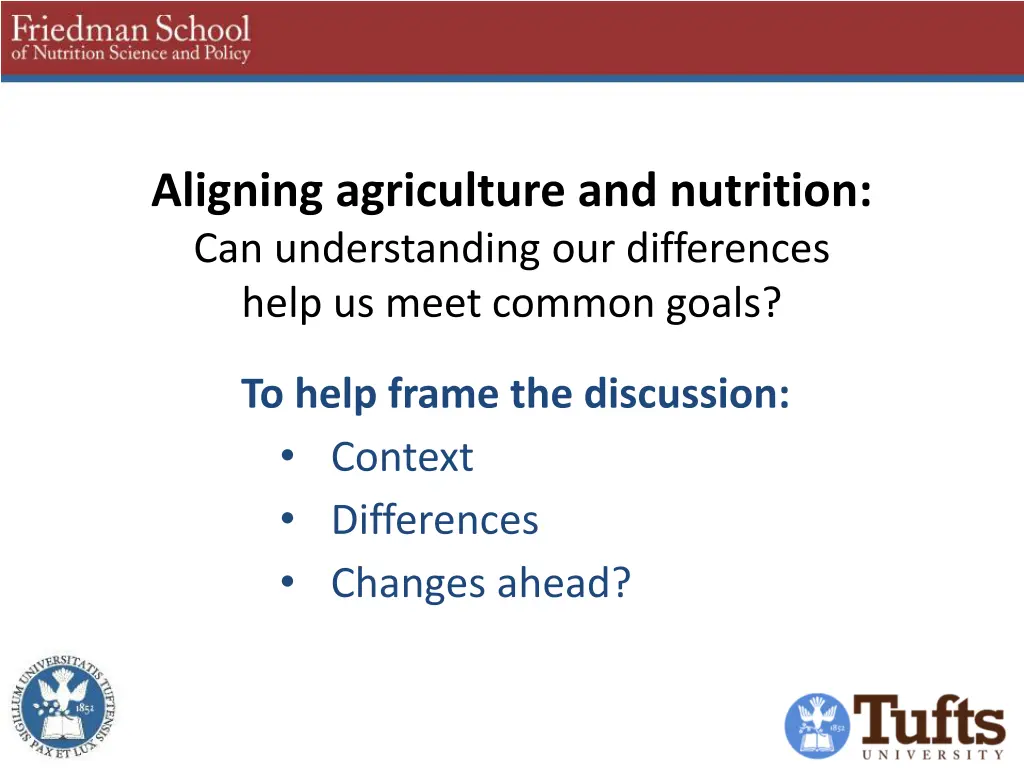aligning agriculture and nutrition 1