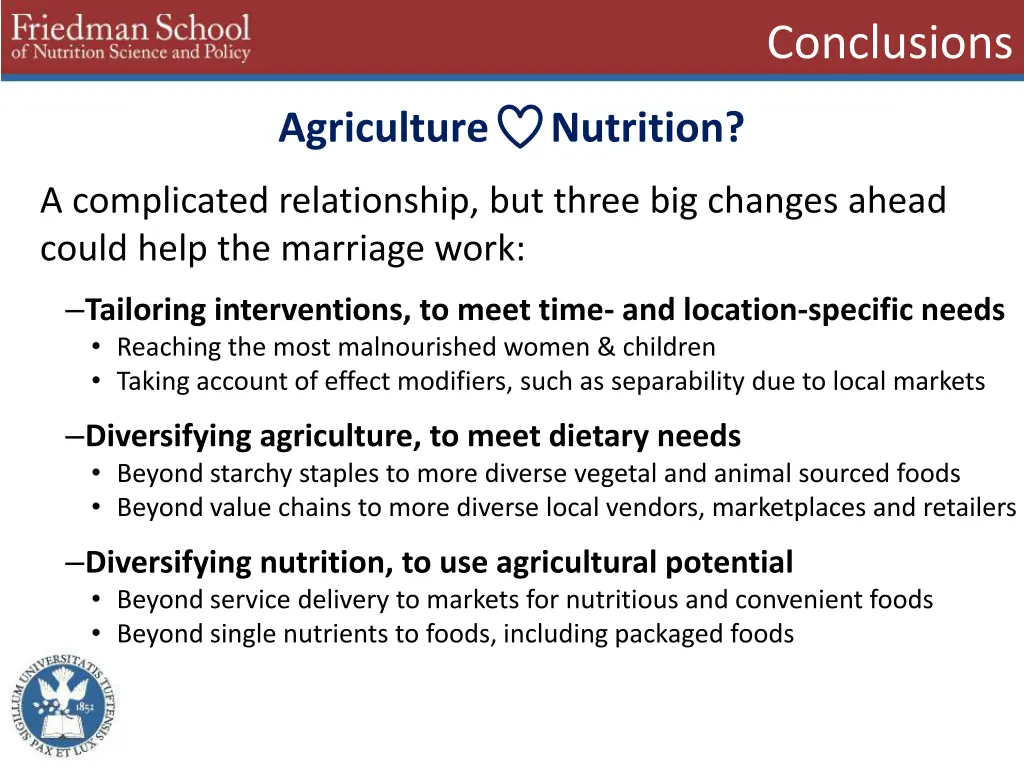 conclusions