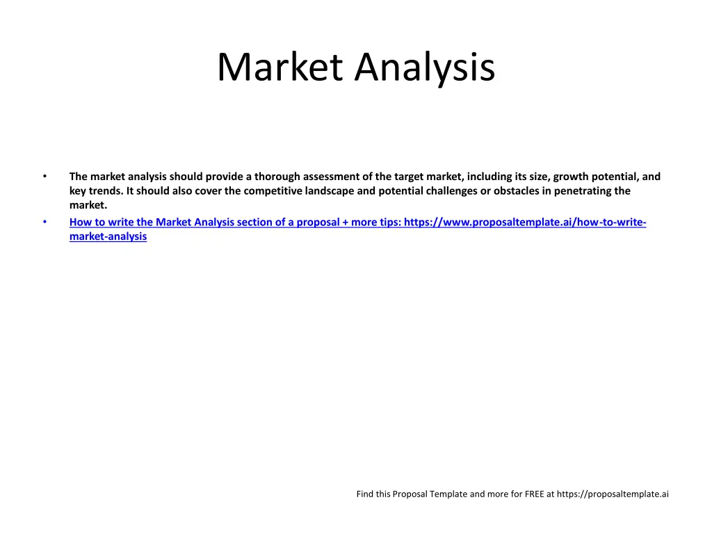 market analysis