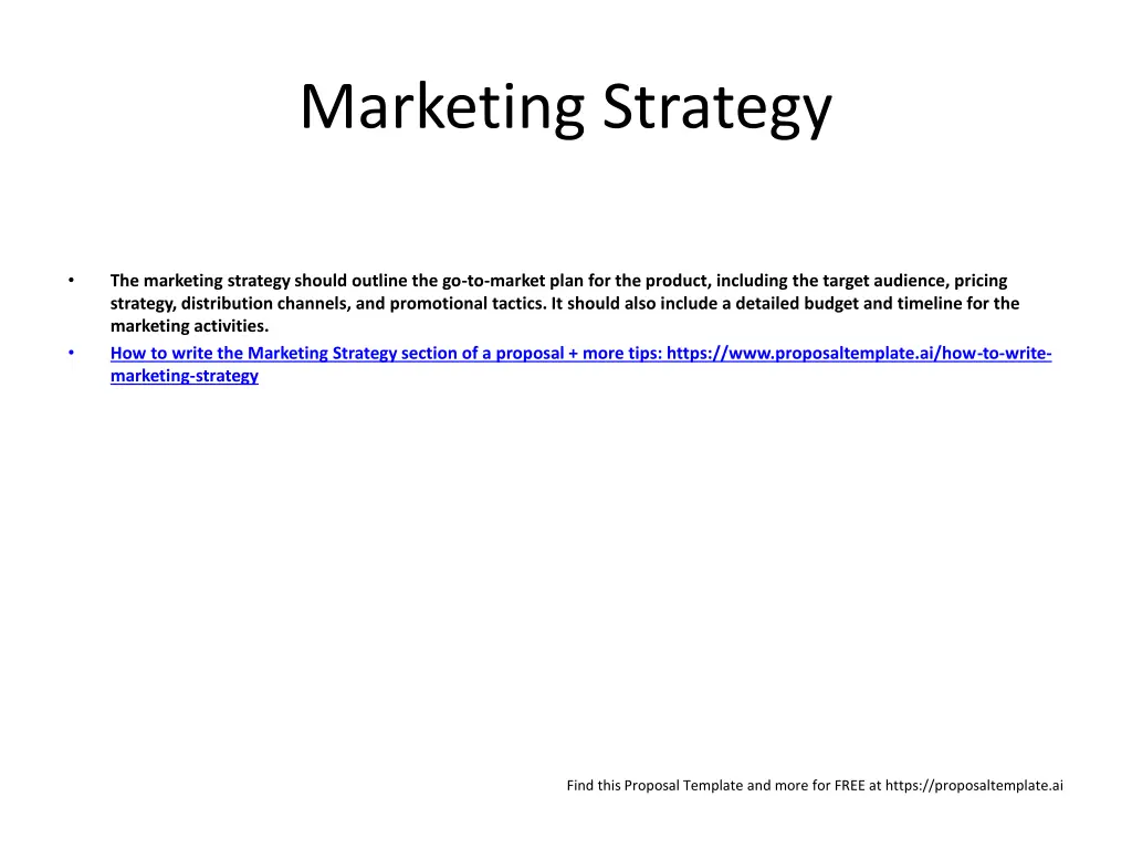 marketing strategy