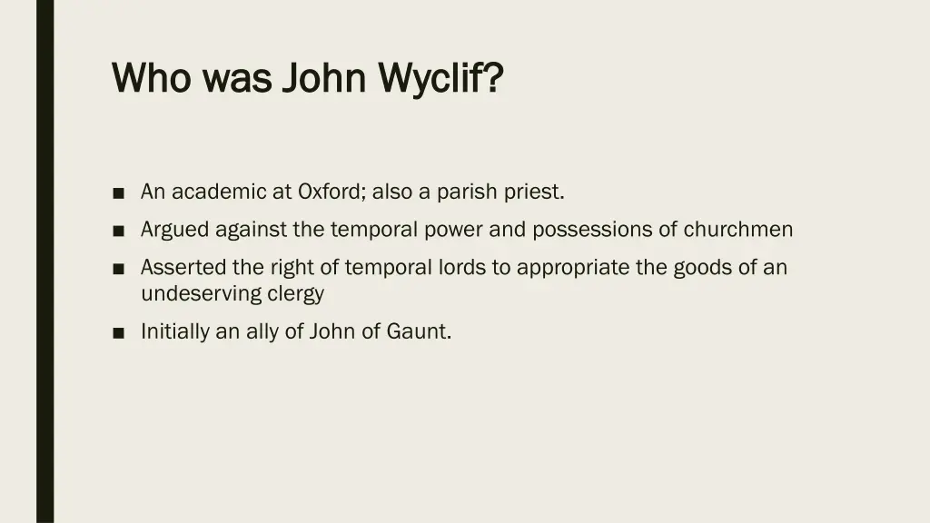 who was john who was john wyclif