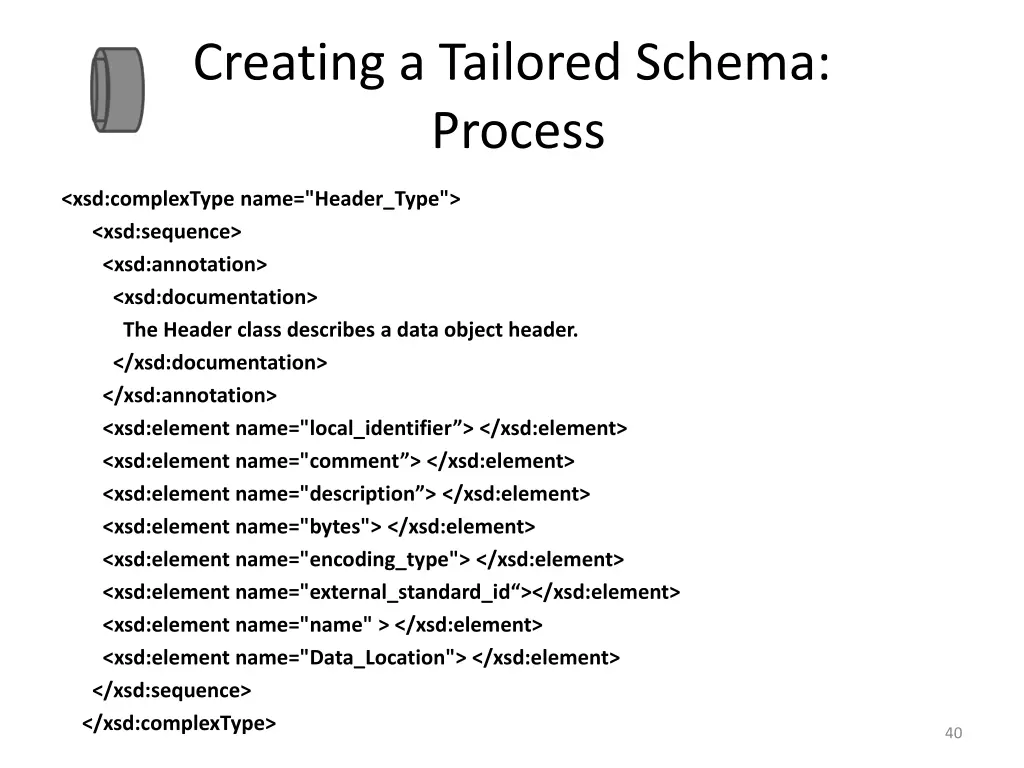 creating a tailored schema process 4