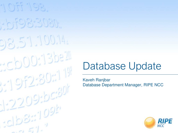 database update