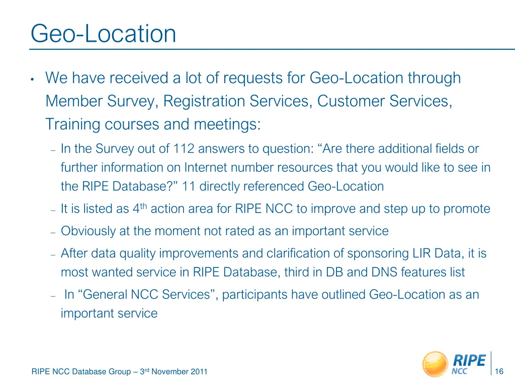 geo location