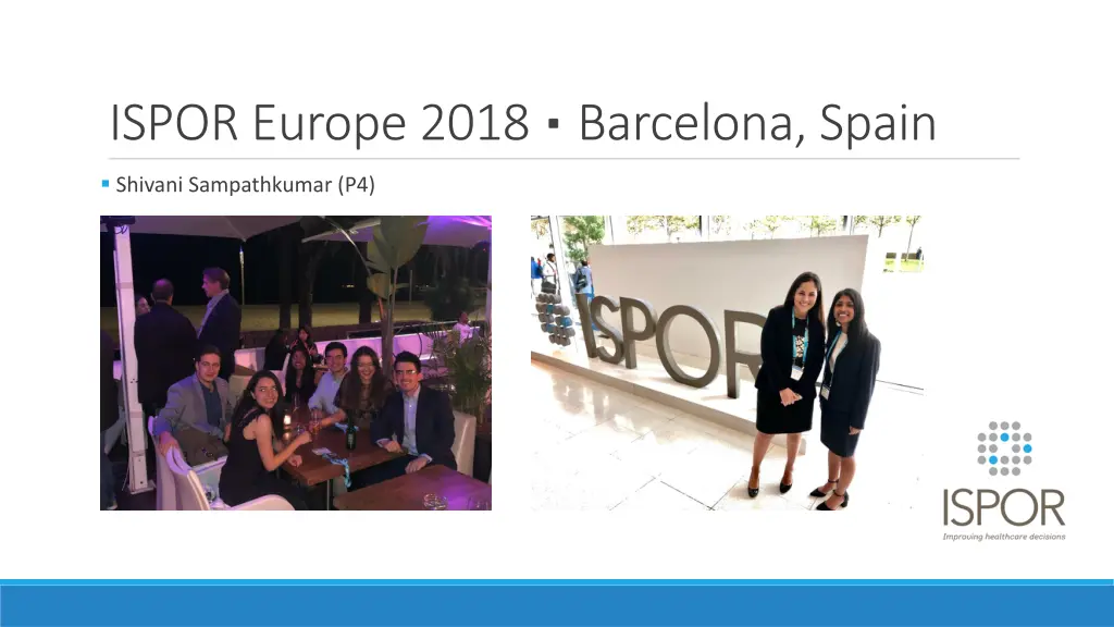 ispor europe 2018 barcelona spain