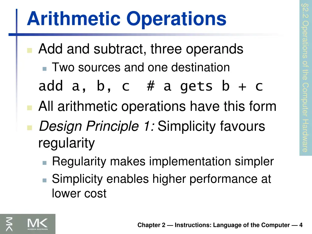 2 2 operations of the computer hardware