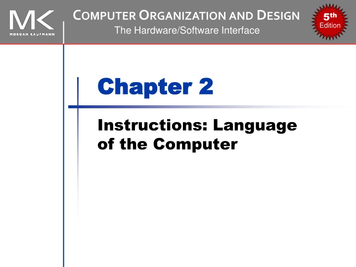 c omputer o rganization and d esign the hardware