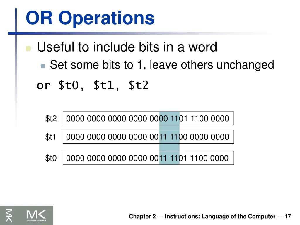 or operations