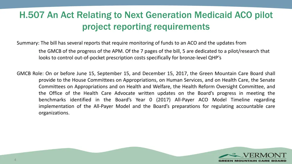 h 507 an act relating to next generation medicaid