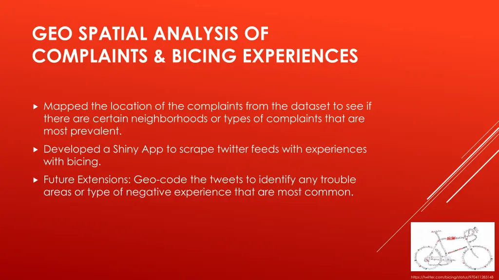 geo spatial analysis of complaints bicing