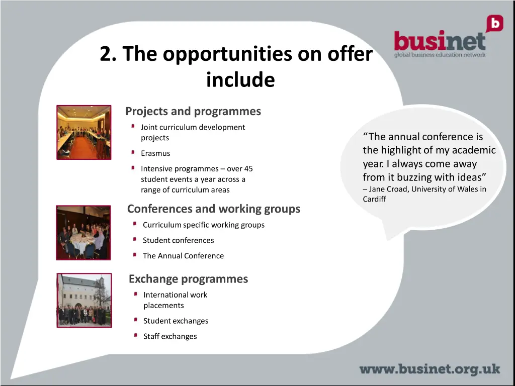 2 the opportunities on offer include