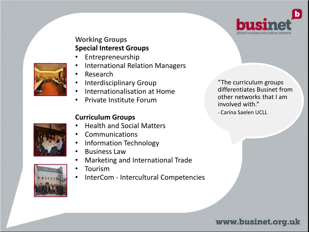 working groups special interest groups
