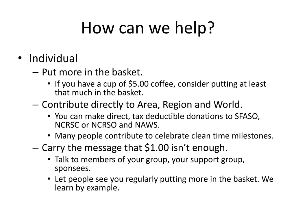 how can we help