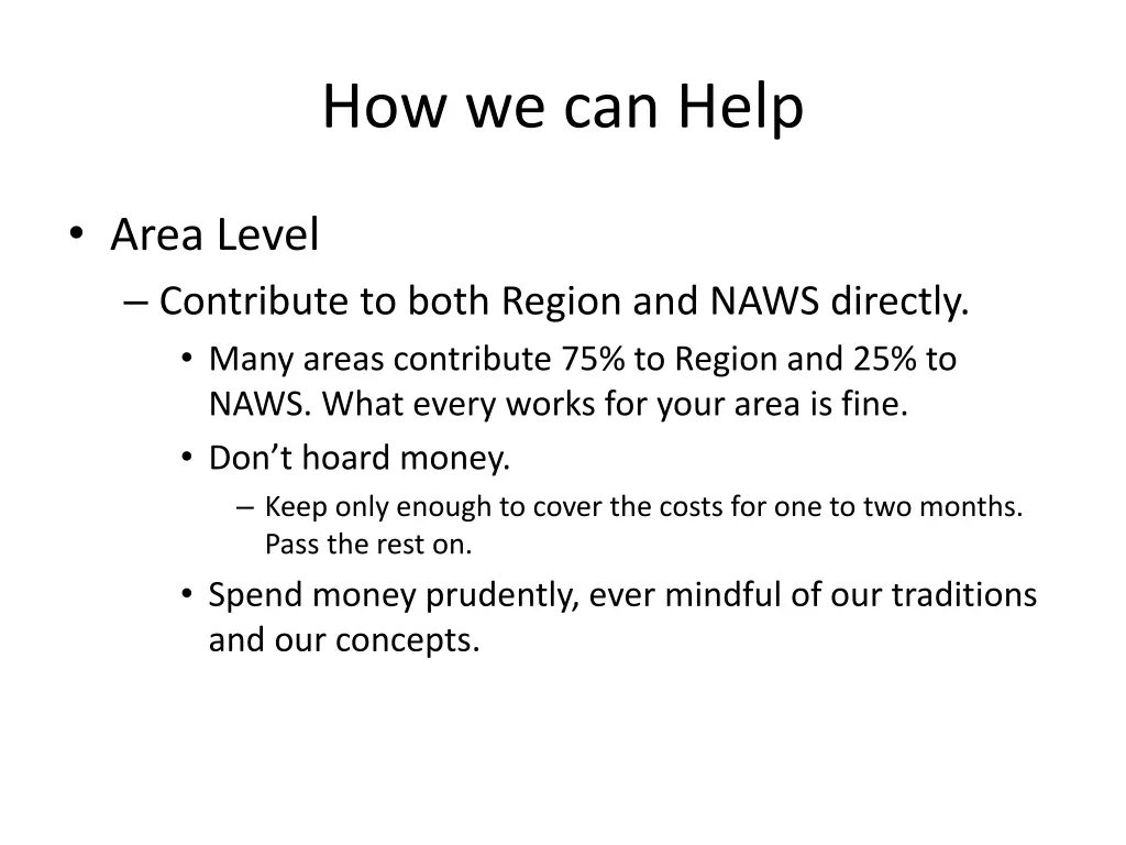 how we can help 1