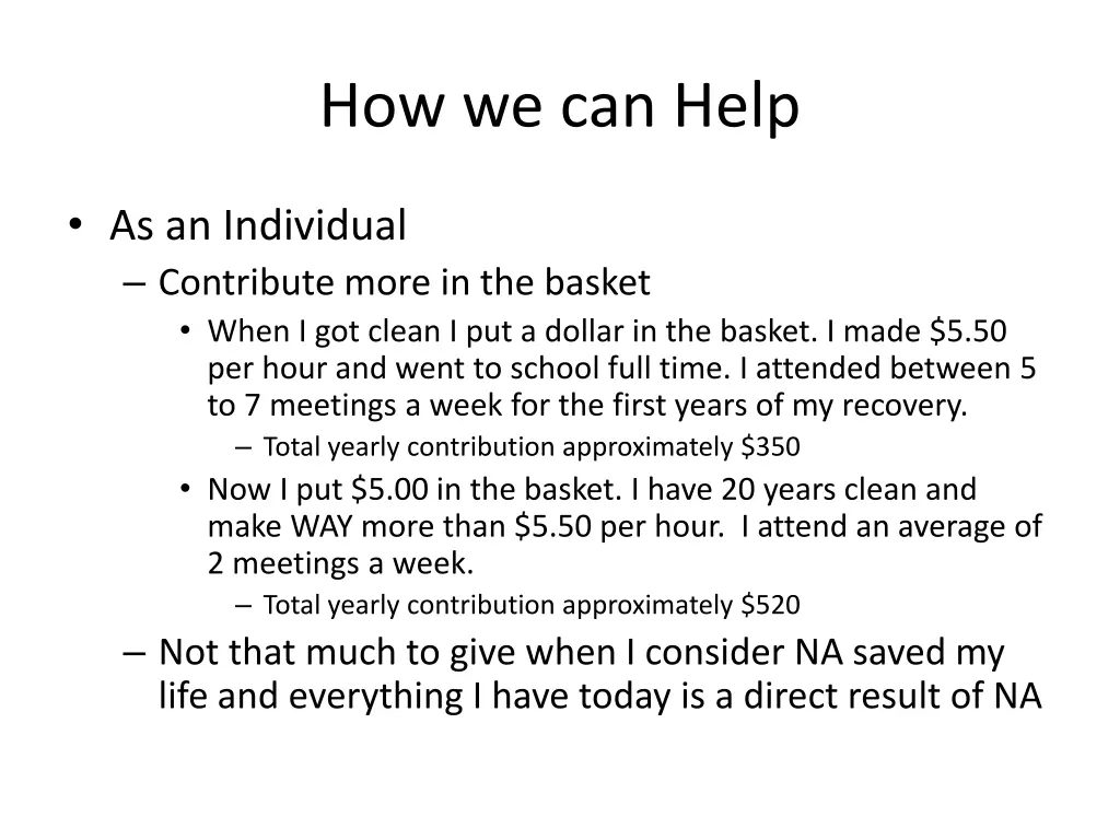 how we can help
