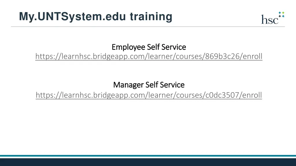 my untsystem edu training