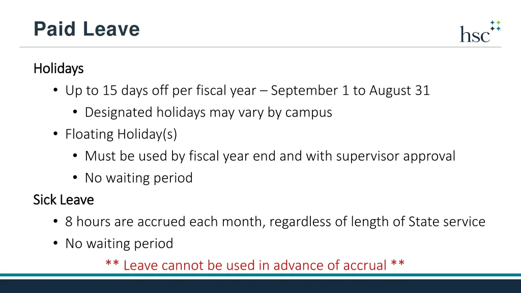 paid leave