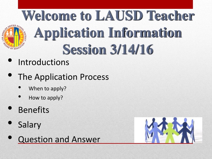welcome to lausd teacher application information