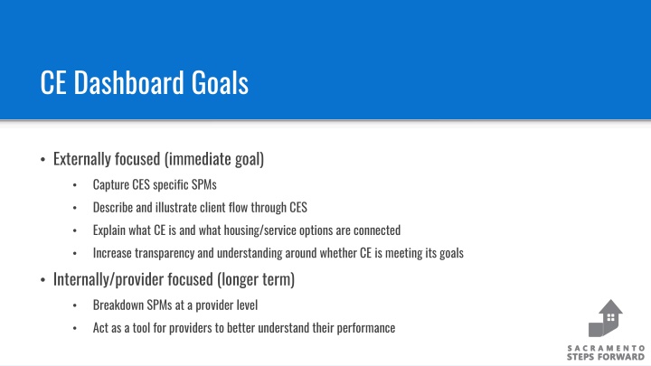 ce dashboard goals