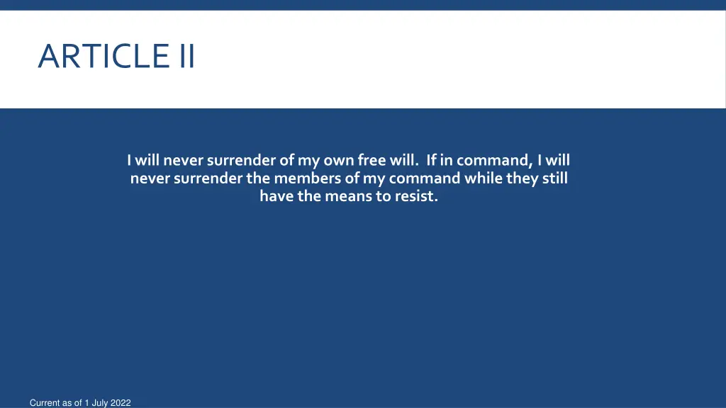 article ii