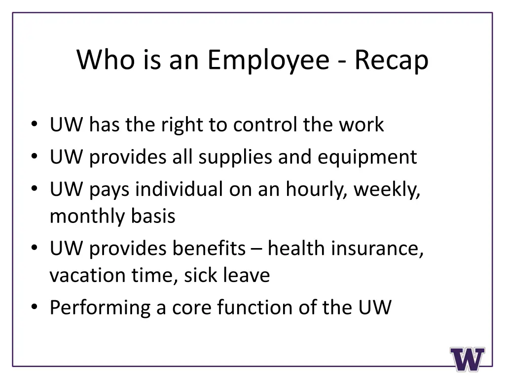 who is an employee recap