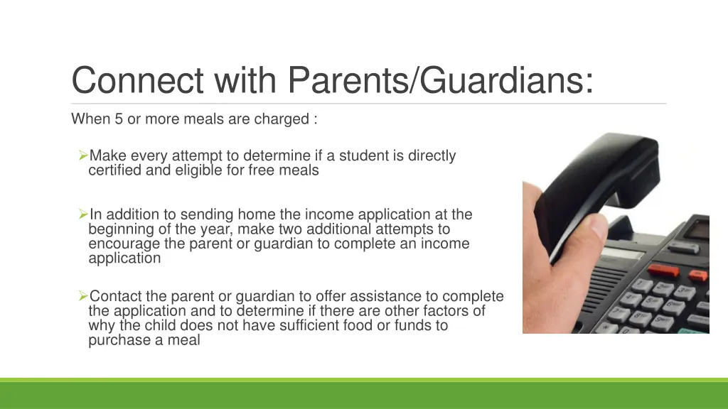 connect with parents guardians