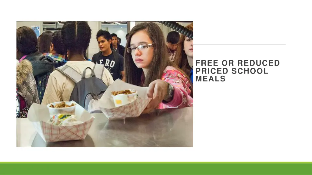 free or reduced priced school meals