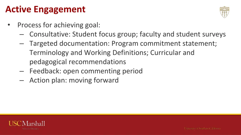 active engagement