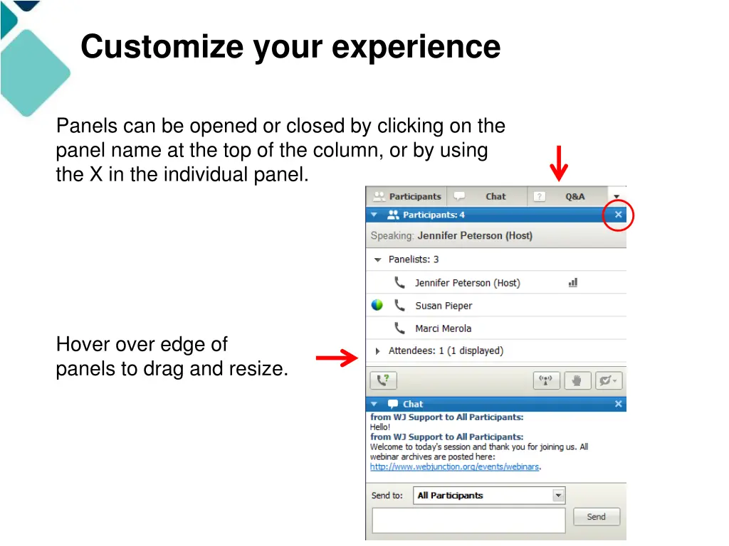 customize your experience