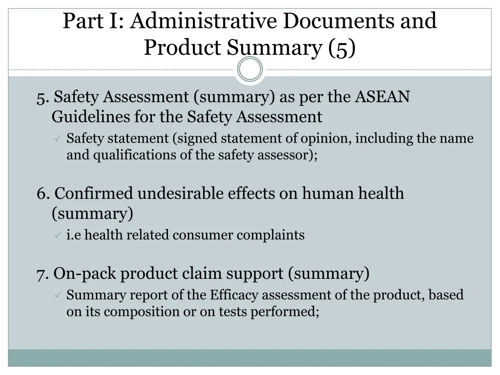 part i administrative documents and product 4