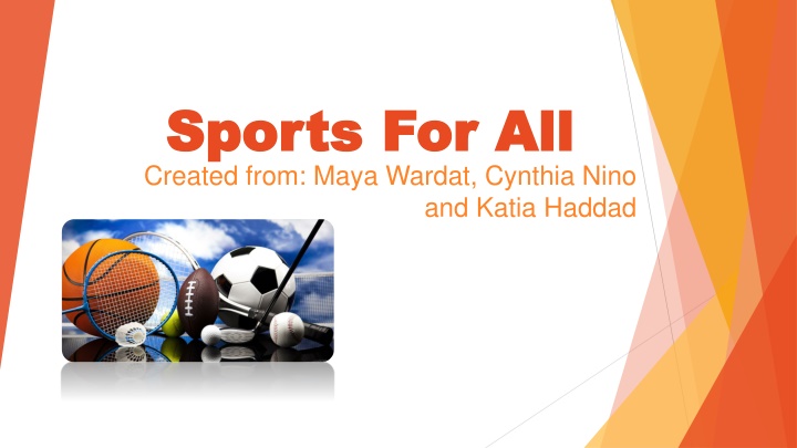 sports for all sports for all created from maya