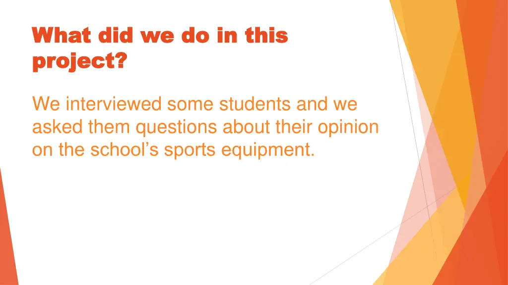 what did we do in this what did we do in this