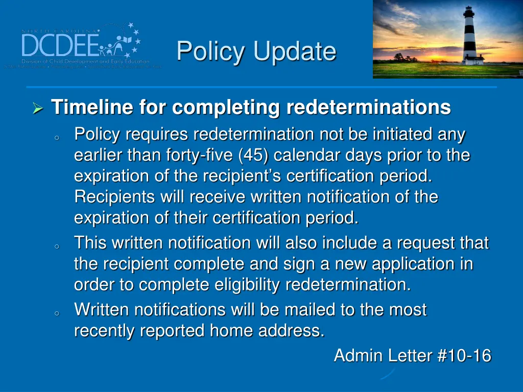 policy update 1