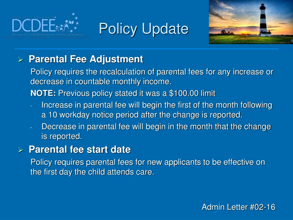 policy update 10